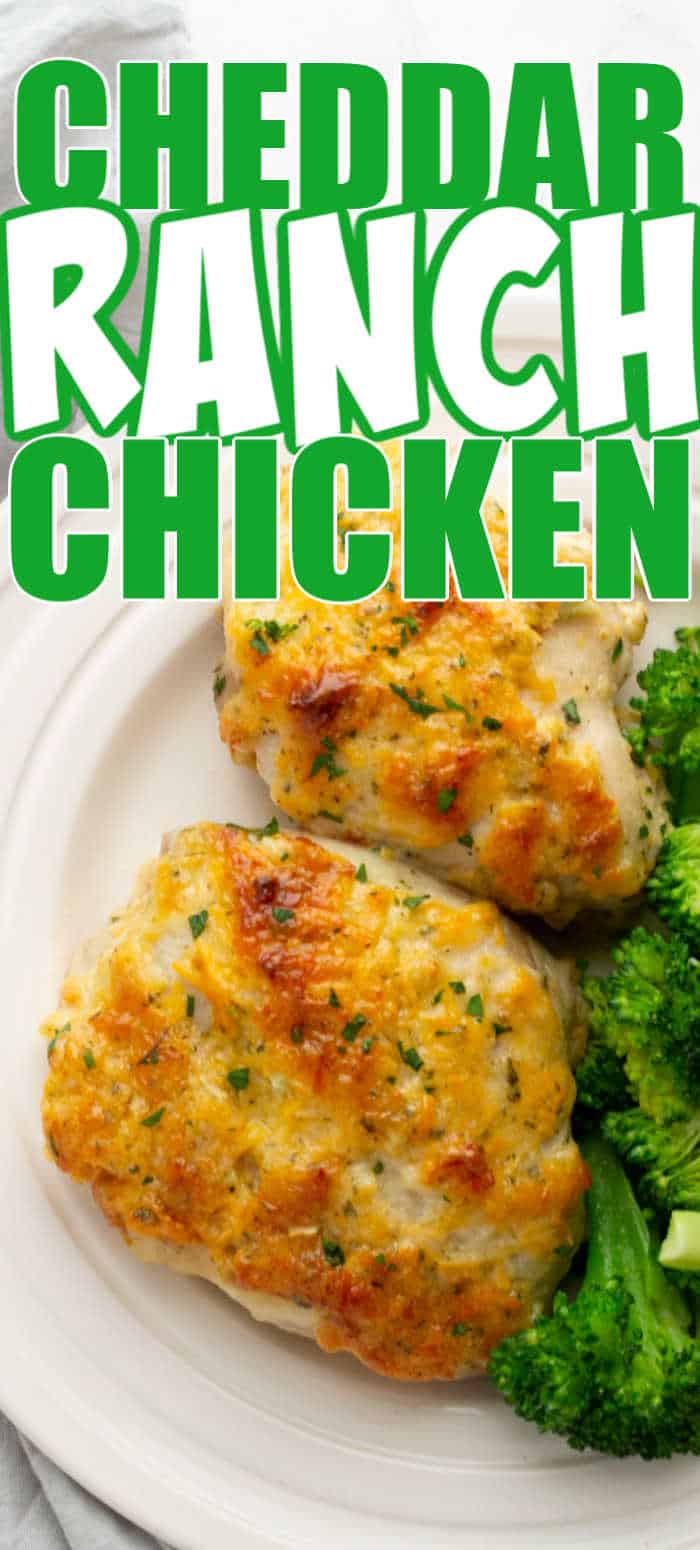 Cheddar Ranch Chicken Thighs (Can use Chicken Breast too!)