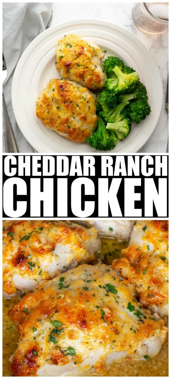 Cheddar Ranch Chicken Thighs (Can use Chicken Breast too!)