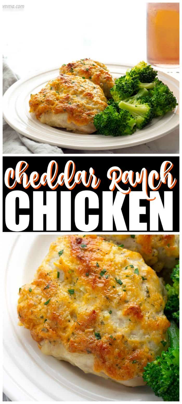 Cheddar Ranch Chicken Thighs (Can use Chicken Breast too!)