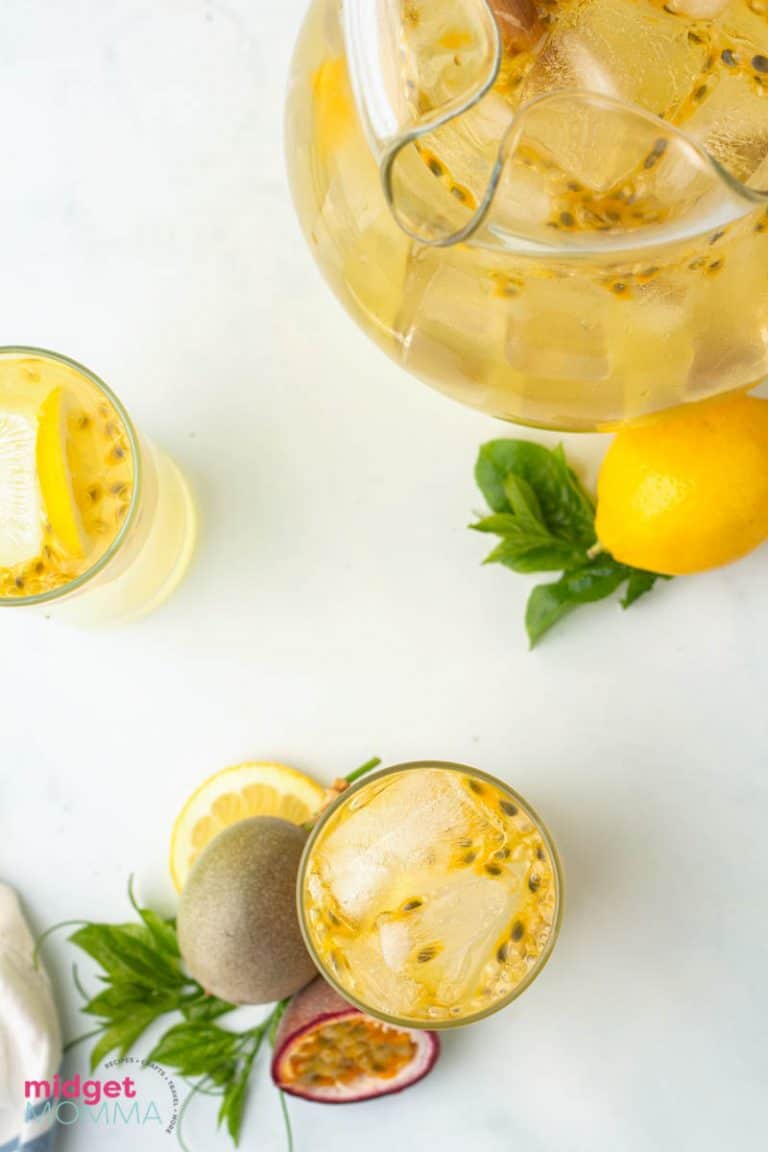 Passion Fruit Lemonade Recipe • MidgetMomma