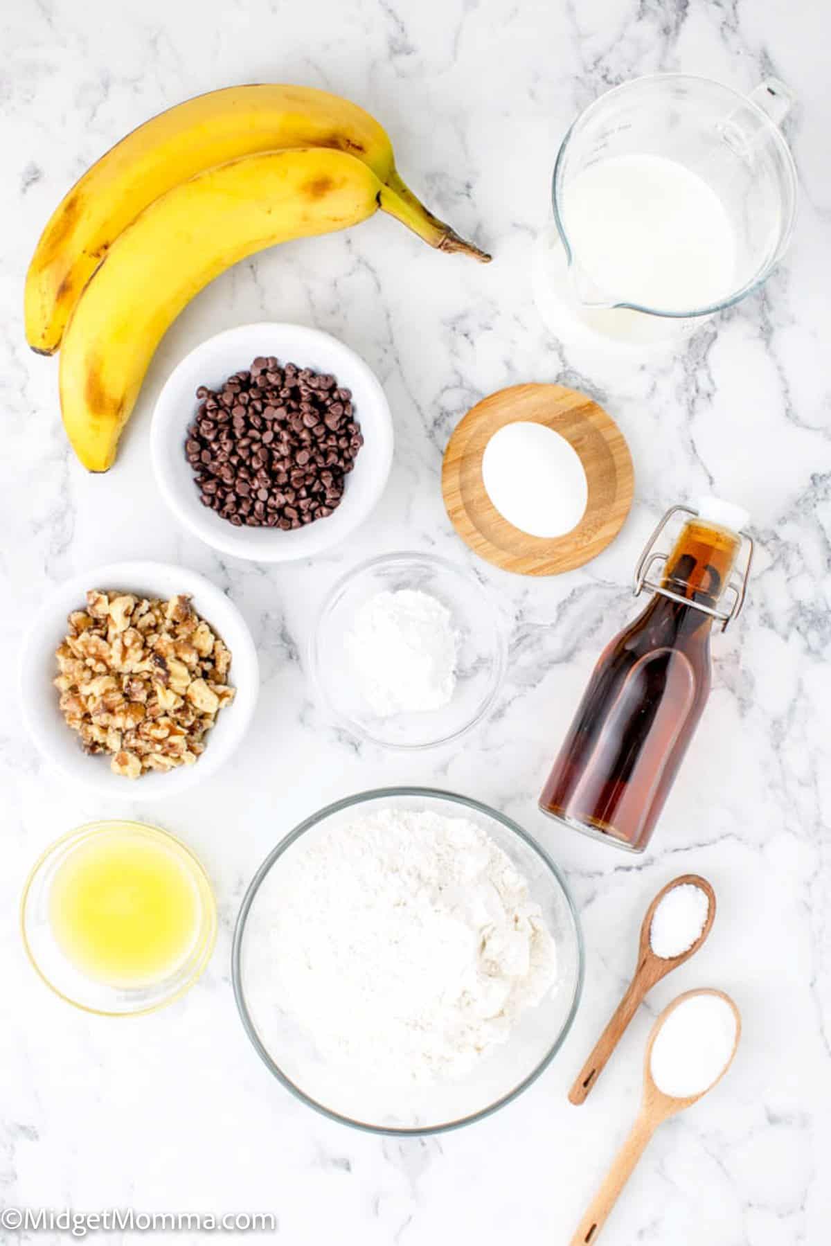 Chunky Monkey Pancakes ingredients 