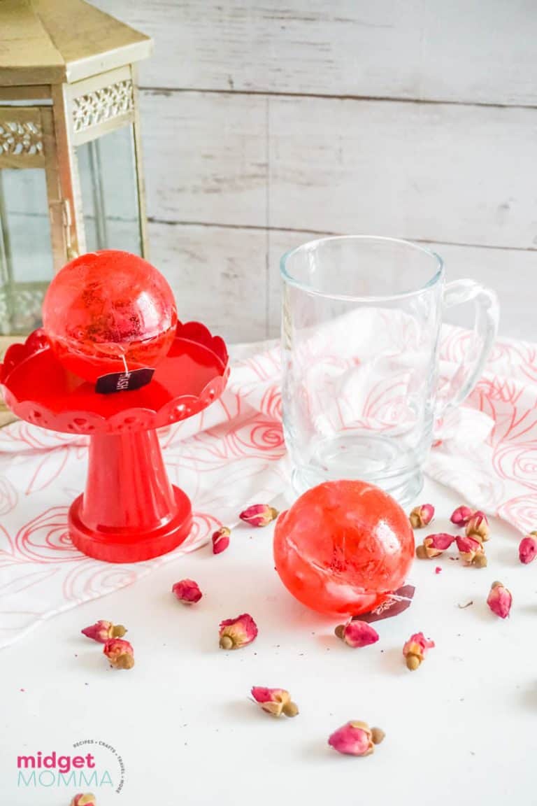 How to Make Colored Tea Bombs with Dried Flowers • MidgetMomma