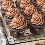 Mocha Cupcakes Recipe - Chocolate Coffee Cupcakes with Mocha Buttercream Frosting