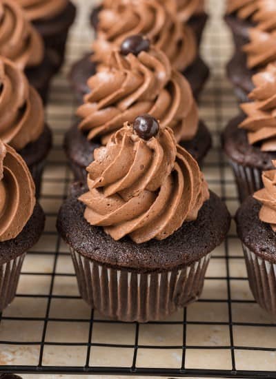 Mocha Cupcakes Recipe - Chocolate Coffee Cupcakes with Mocha Buttercream Frosting