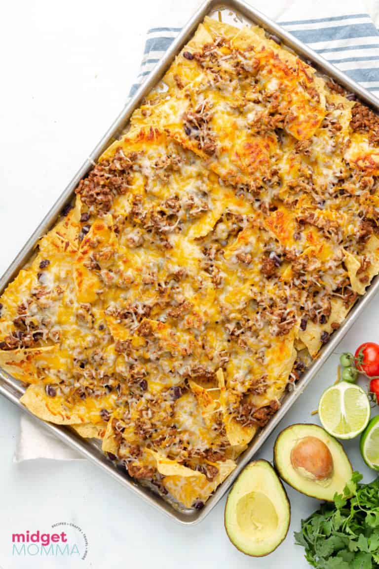 Sheet Pan Nachos • MidgetMomma