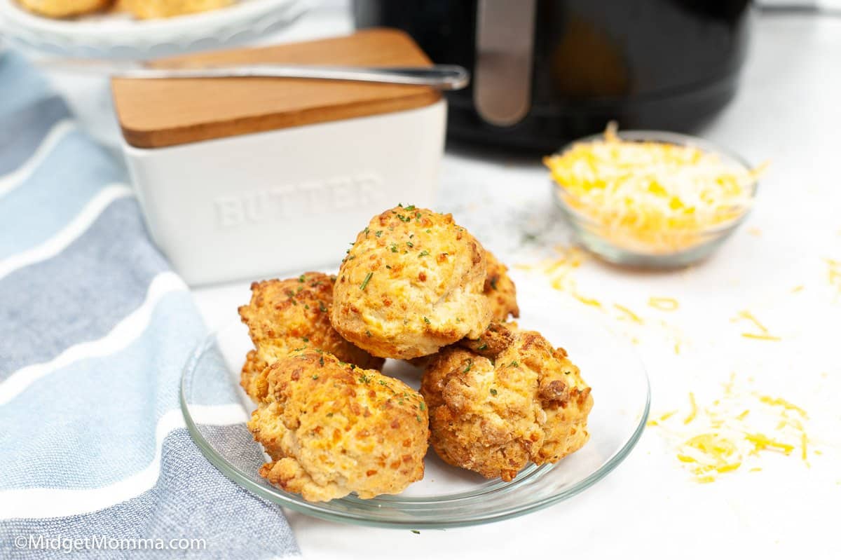 Air Fryer Cheddar Bay Biscuits • MidgetMomma