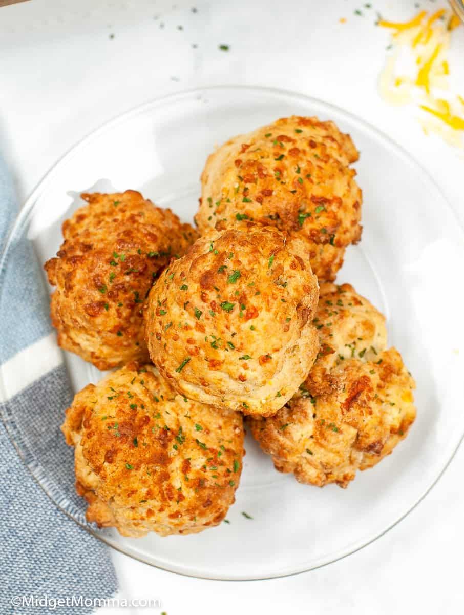 Air Fryer Cheddar Bay Biscuits • MidgetMomma