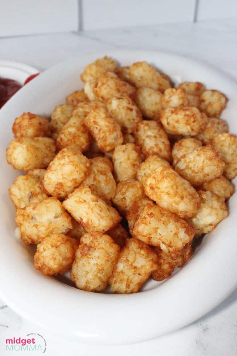 Air Fryer Frozen Tater Tots PERFECT Tater tots every time!