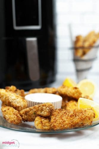 Air Fryer Homemade Fish Sticks (Crispy and Flaky Fish sticks!)