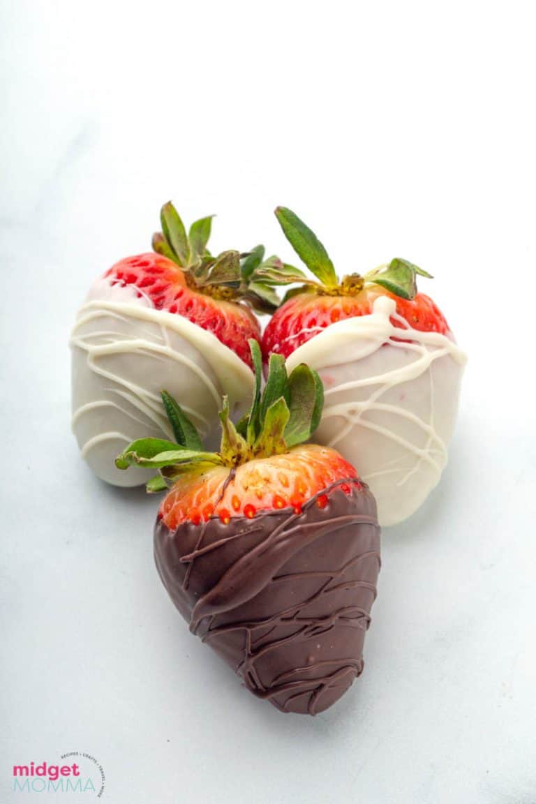 Easy Chocolate Covered Strawberries • MidgetMomma