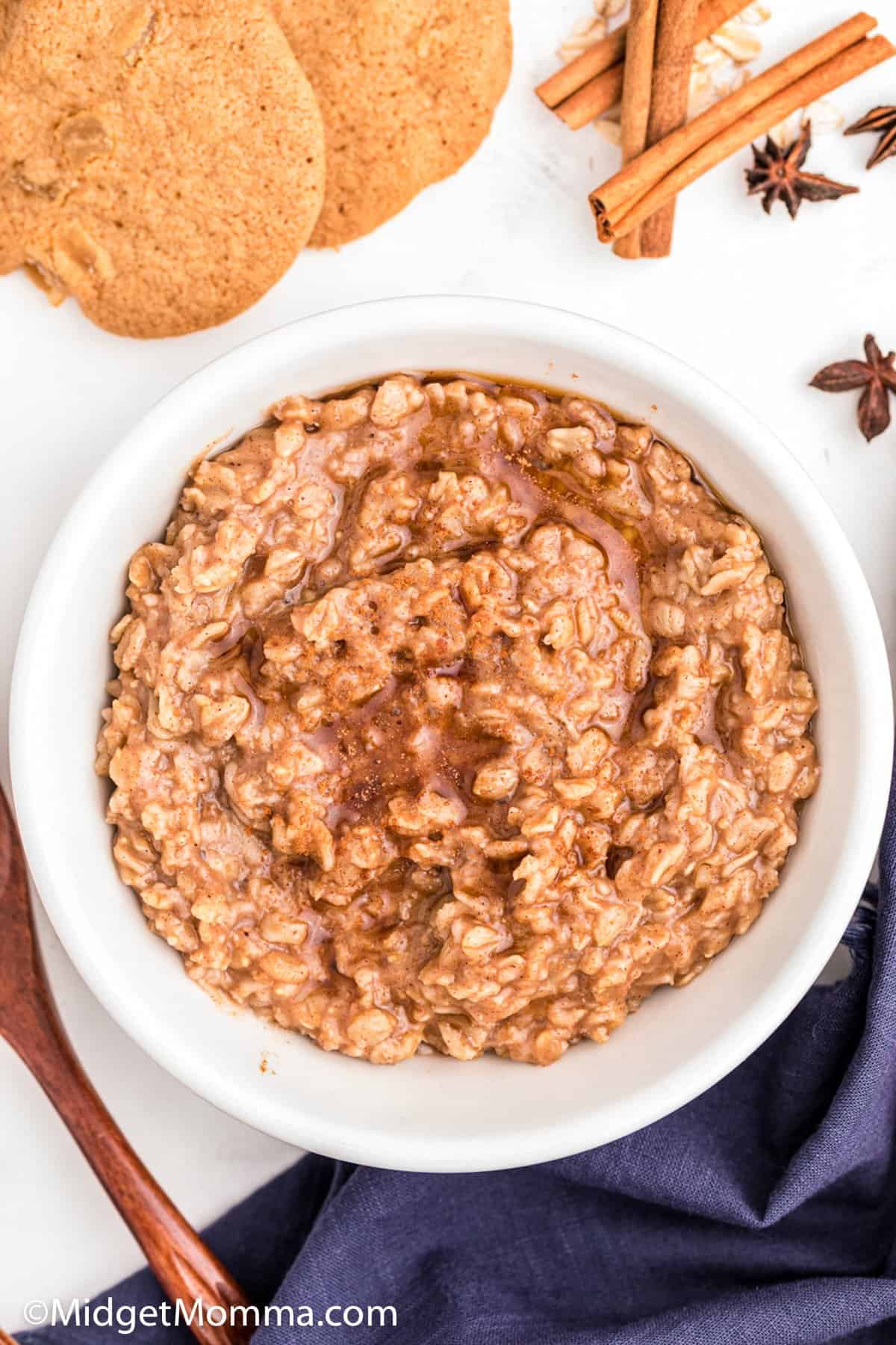 Gingerbread Stove top Oatmeal Recipe