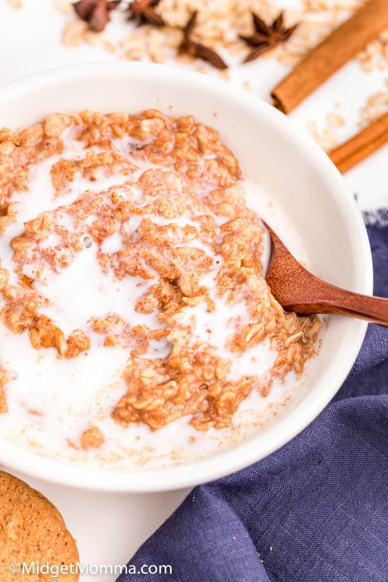 Gingerbread Oatmeal Recipe (Done in 10 minutes!)