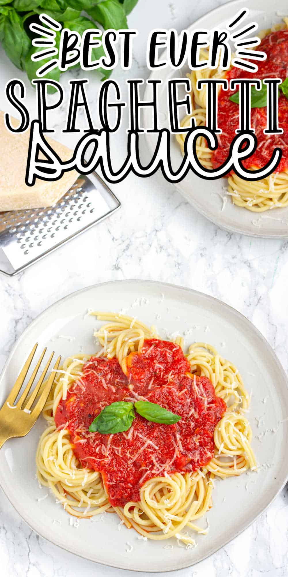 The BEST Easy Homemade Spaghetti Sauce Recipe • MidgetMomma