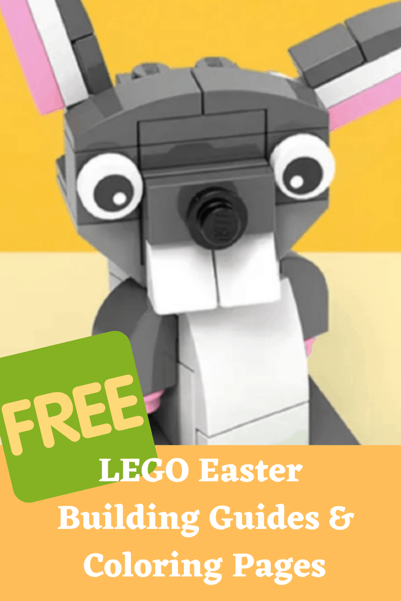 Free Lego Easter Building Guides Coloring Pages Midgetmomma