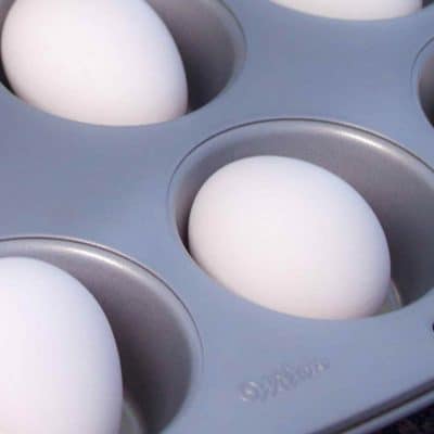 Oven baked hard boiled Eggs