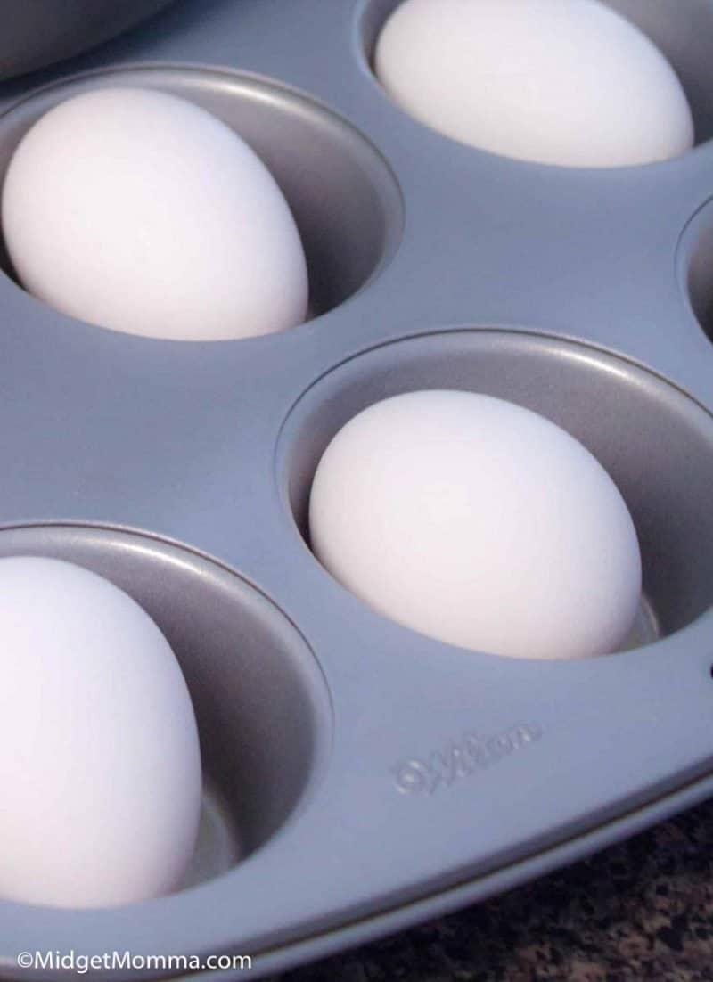 Oven baked hard boiled Eggs