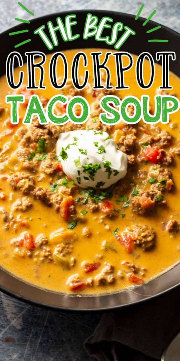 Slow Cooker Taco Soup - Crockpot Recipes for Two