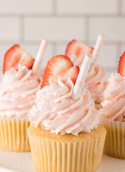 Strawberry Lemonade Cupcakes Recipe