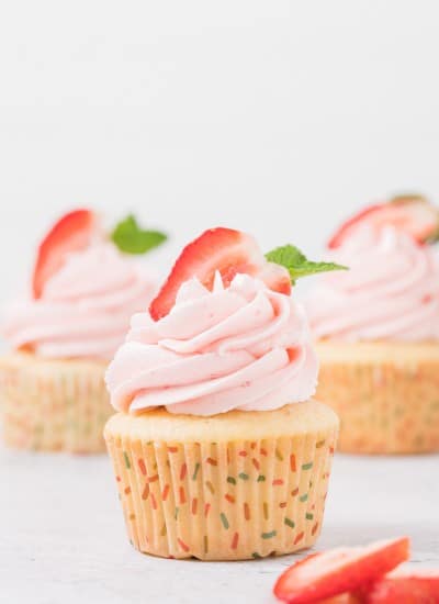 Strawberry cupcakes recipe