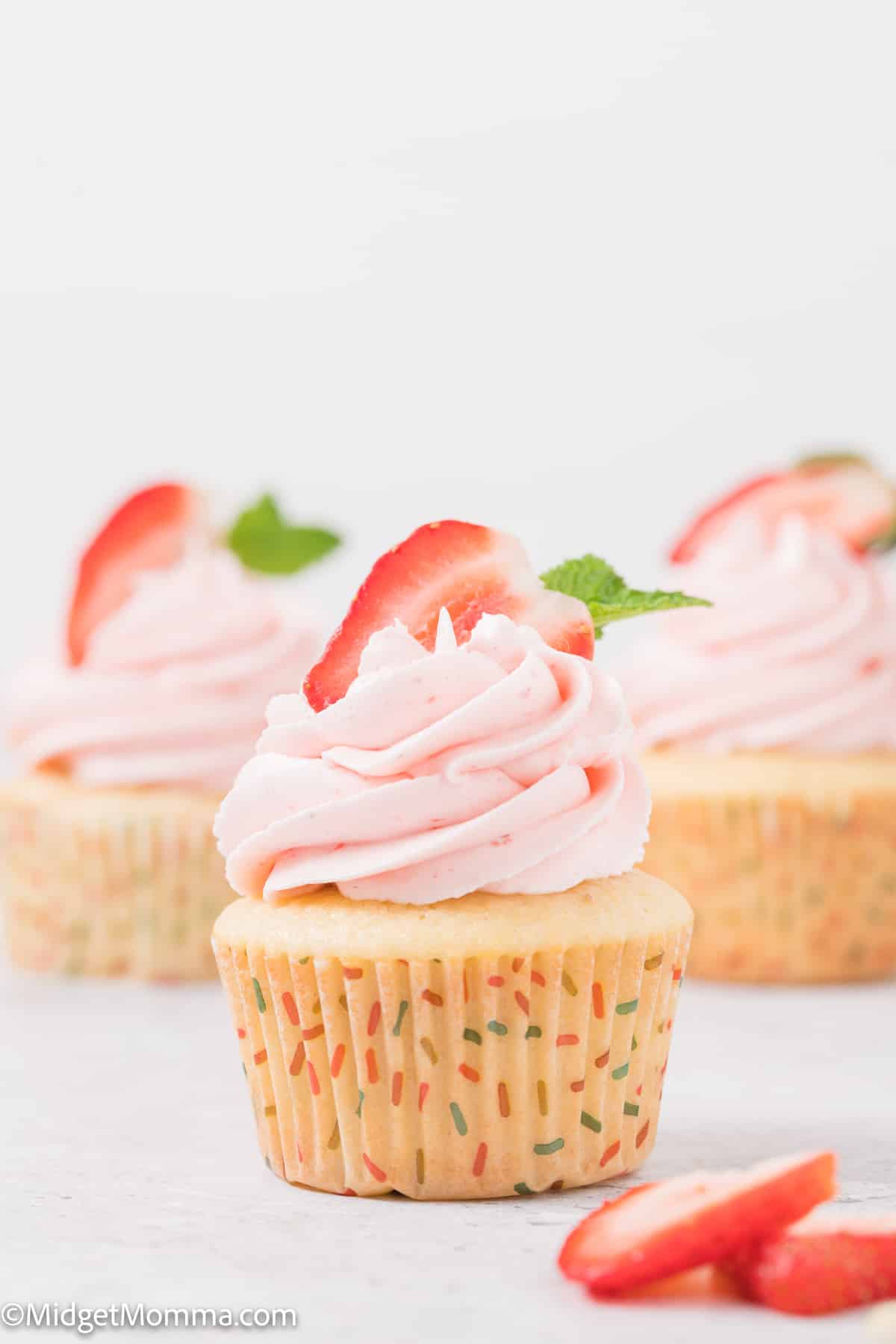 Strawberry cupcakes recipe