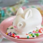 White Chocolate Easter bunny hot chocolate bombs
