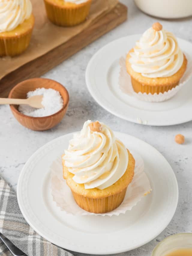 The Best Salted Caramel Cupcakes Recipe