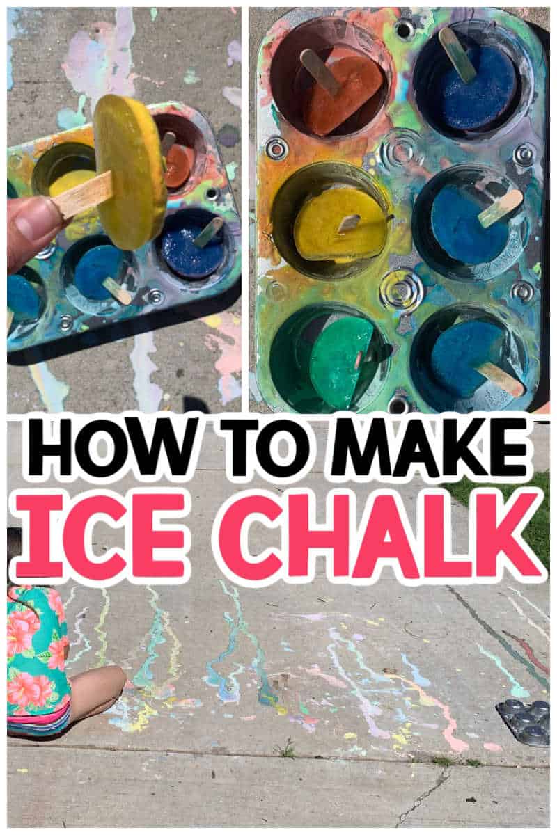 HOW TO MAKE ICE CHALK