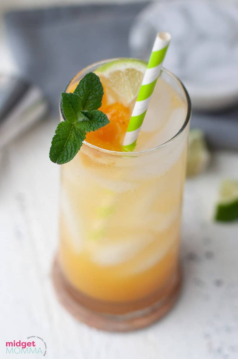 Close up photo of Passion Fruit Mojito