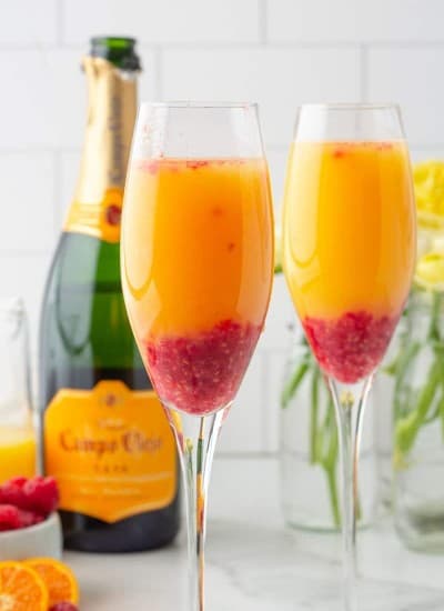 Raspberry Mimosas