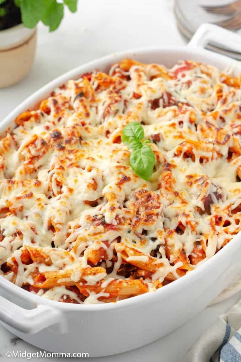 spinach-and-sausage-baked-penne-pasta-midgetmomma