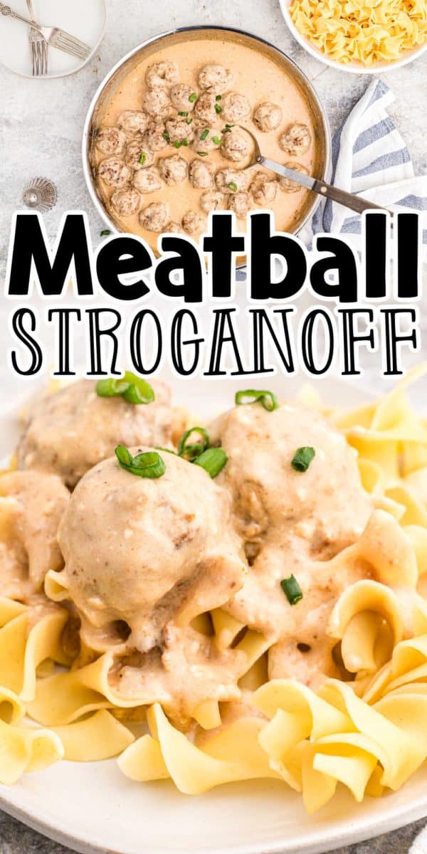 Easy Meatball Stroganoff Recipe Recipe • MidgetMomma