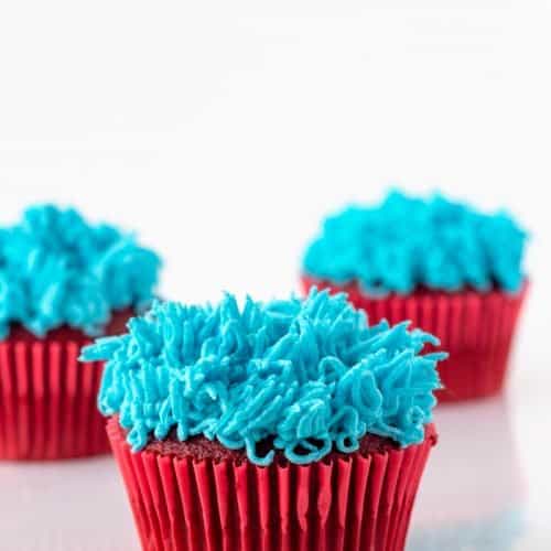 Thing One And Thing Two Cupcakes • MidgetMomma