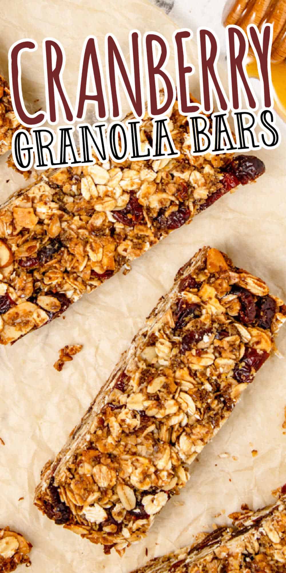 Cranberry Homemade Granola Bars Recipe