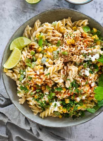 Mexican street Corn Pasta Salad Recipe