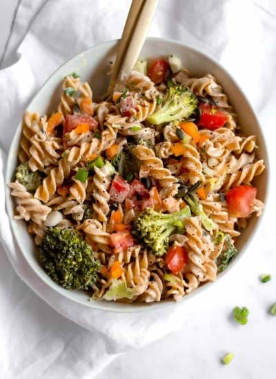 Tahini Pasta Salad Recipe