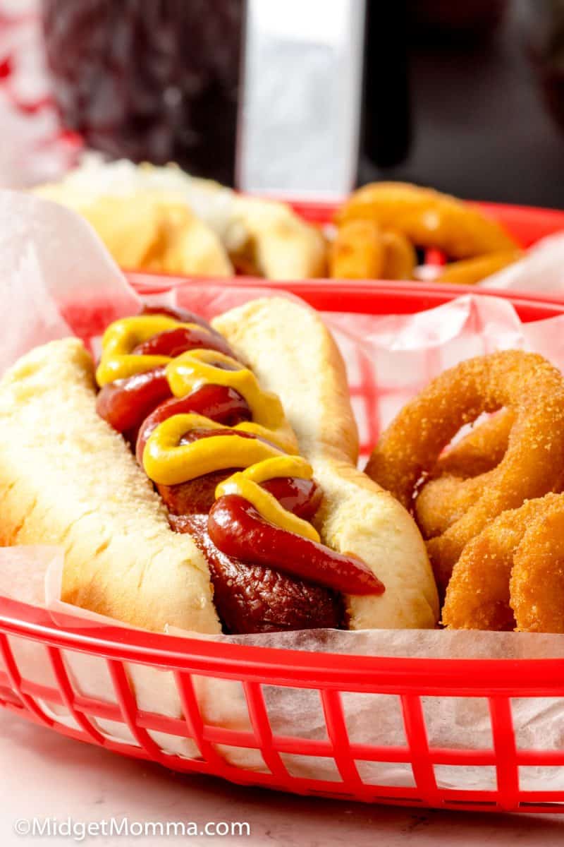 Air Fryer Hot Dogs