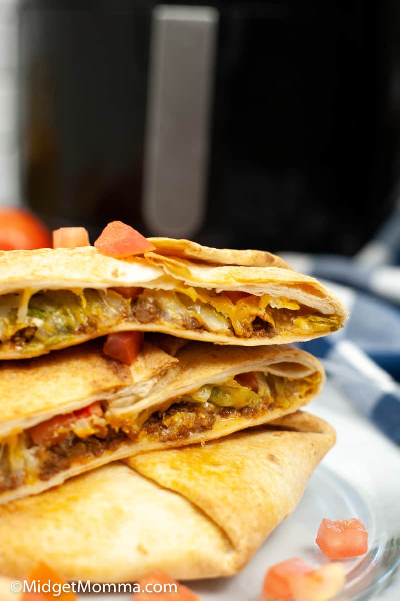 Air Fryer Taco Bell Copycat Crunchwrap Supreme