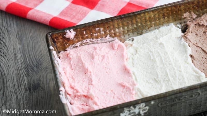 no churn ice cream in a bread pan 