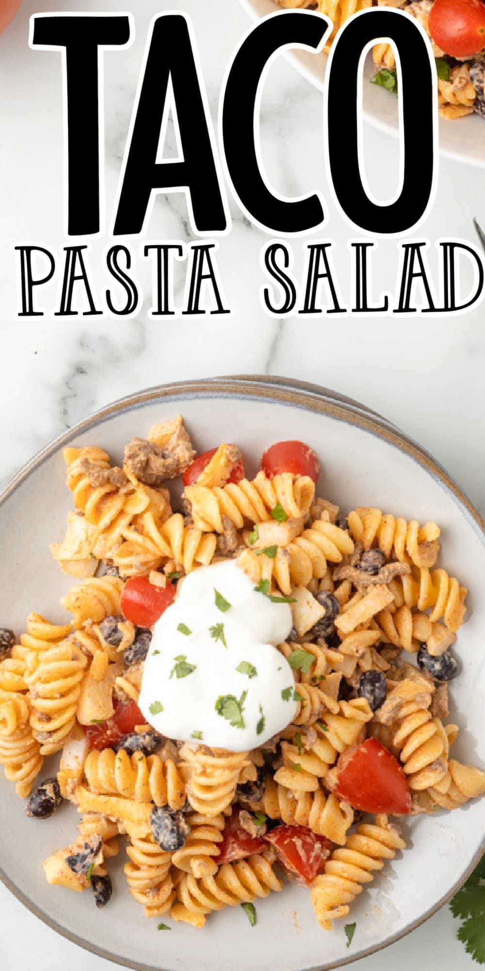 Taco Pasta Salad • MidgetMomma