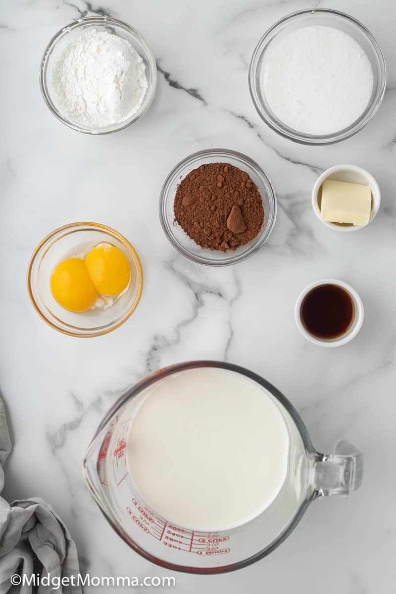 chocolate pudding ingredients