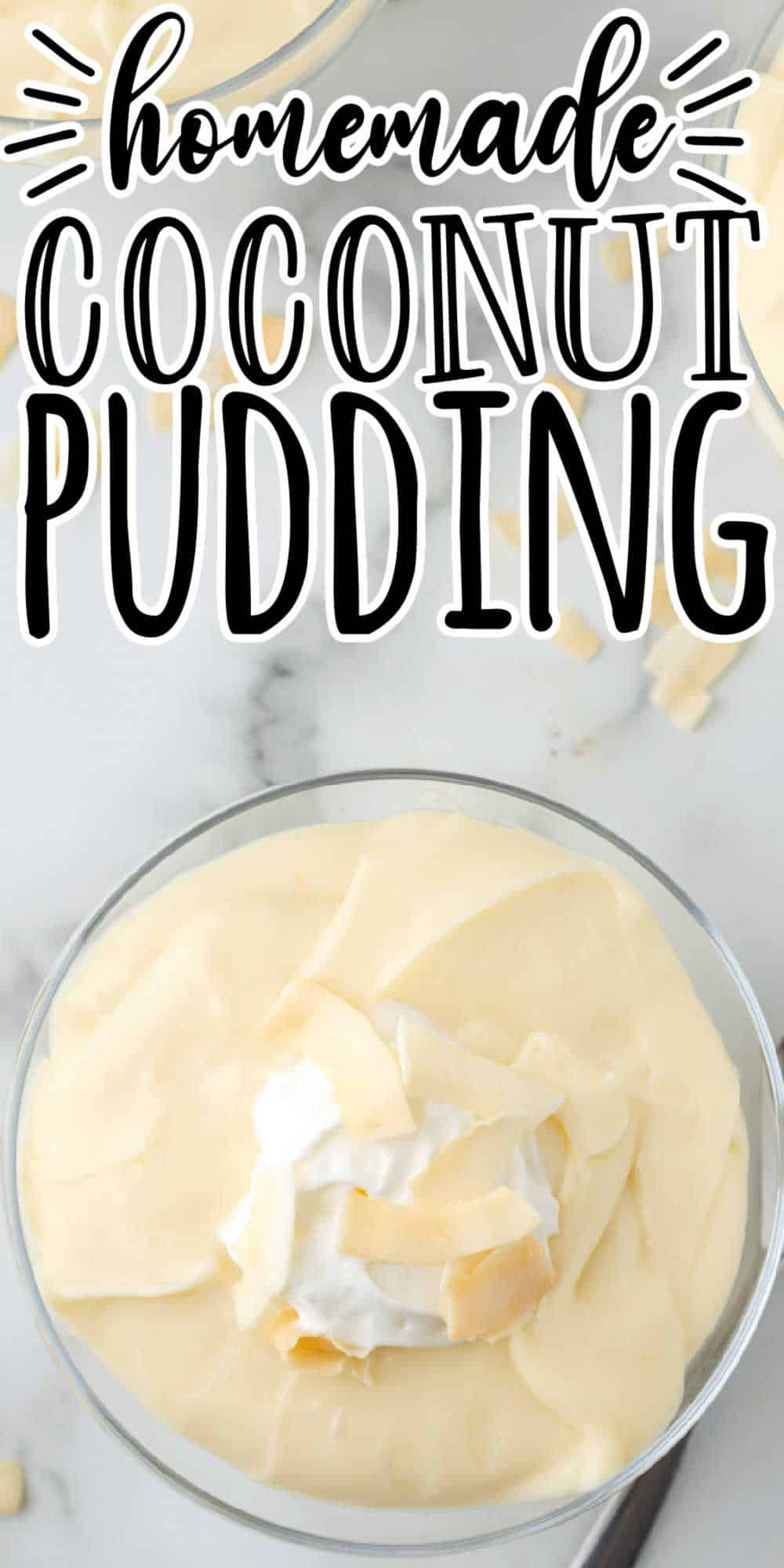 Homemade Coconut Pudding Recipe • MidgetMomma
