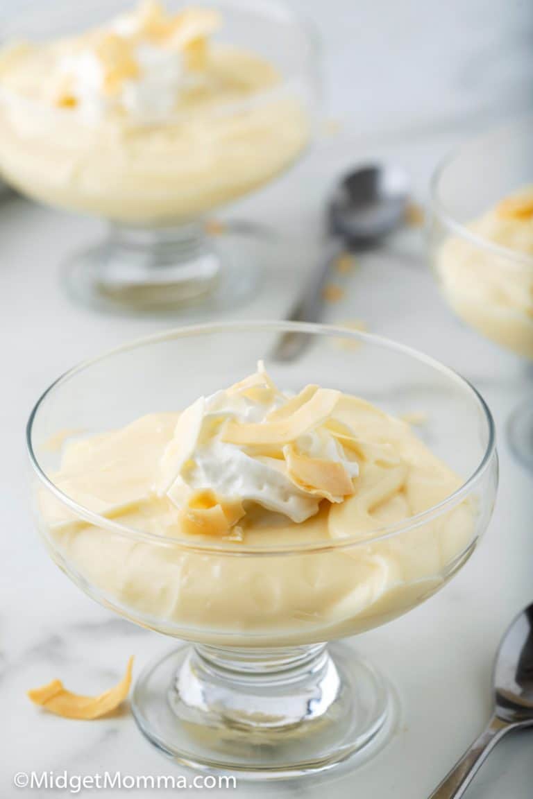 Homemade Coconut Pudding Recipe • MidgetMomma