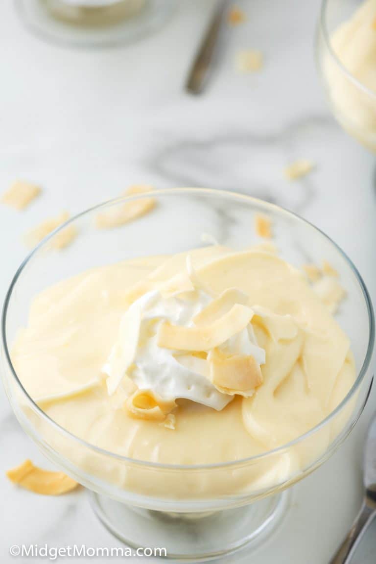 Homemade Coconut Pudding Recipe • MidgetMomma
