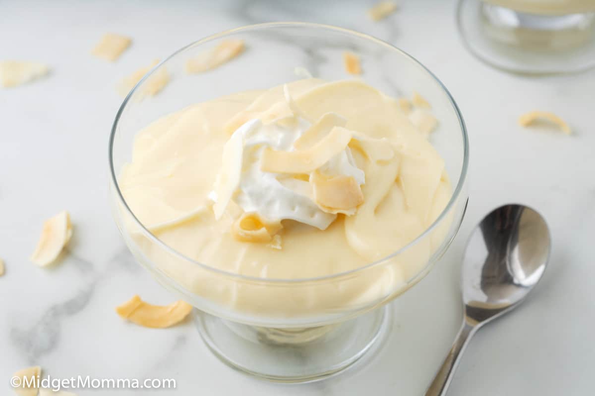 Homemade coconut pudding recipe midgetmomma