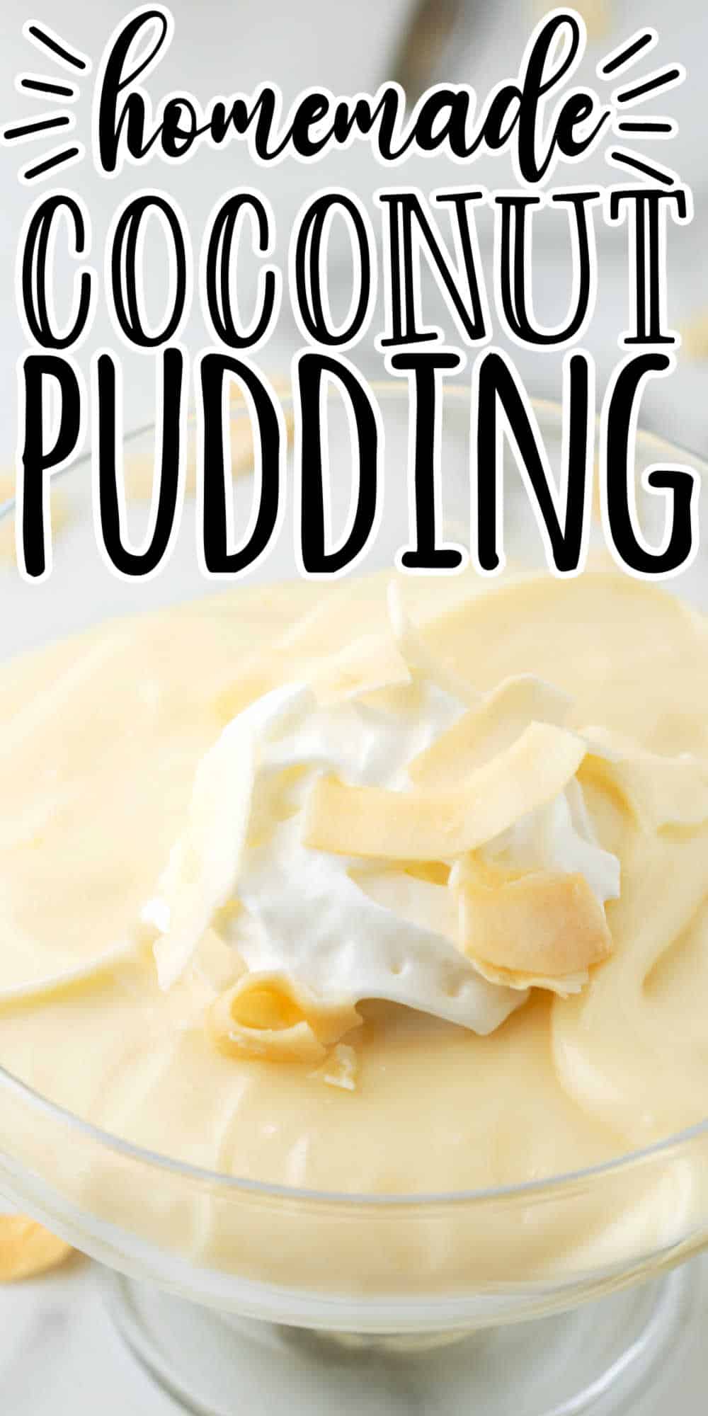 Homemade Coconut Pudding Recipe • MidgetMomma