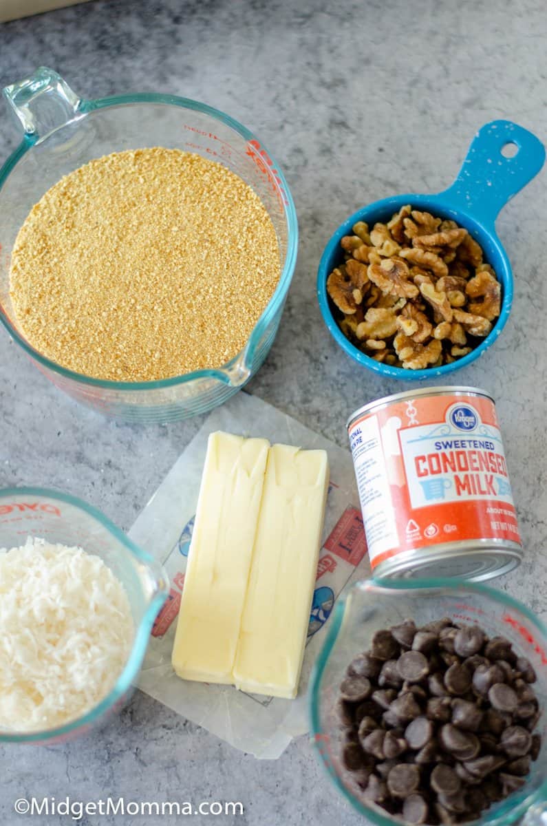 magic cookie bars ingredients