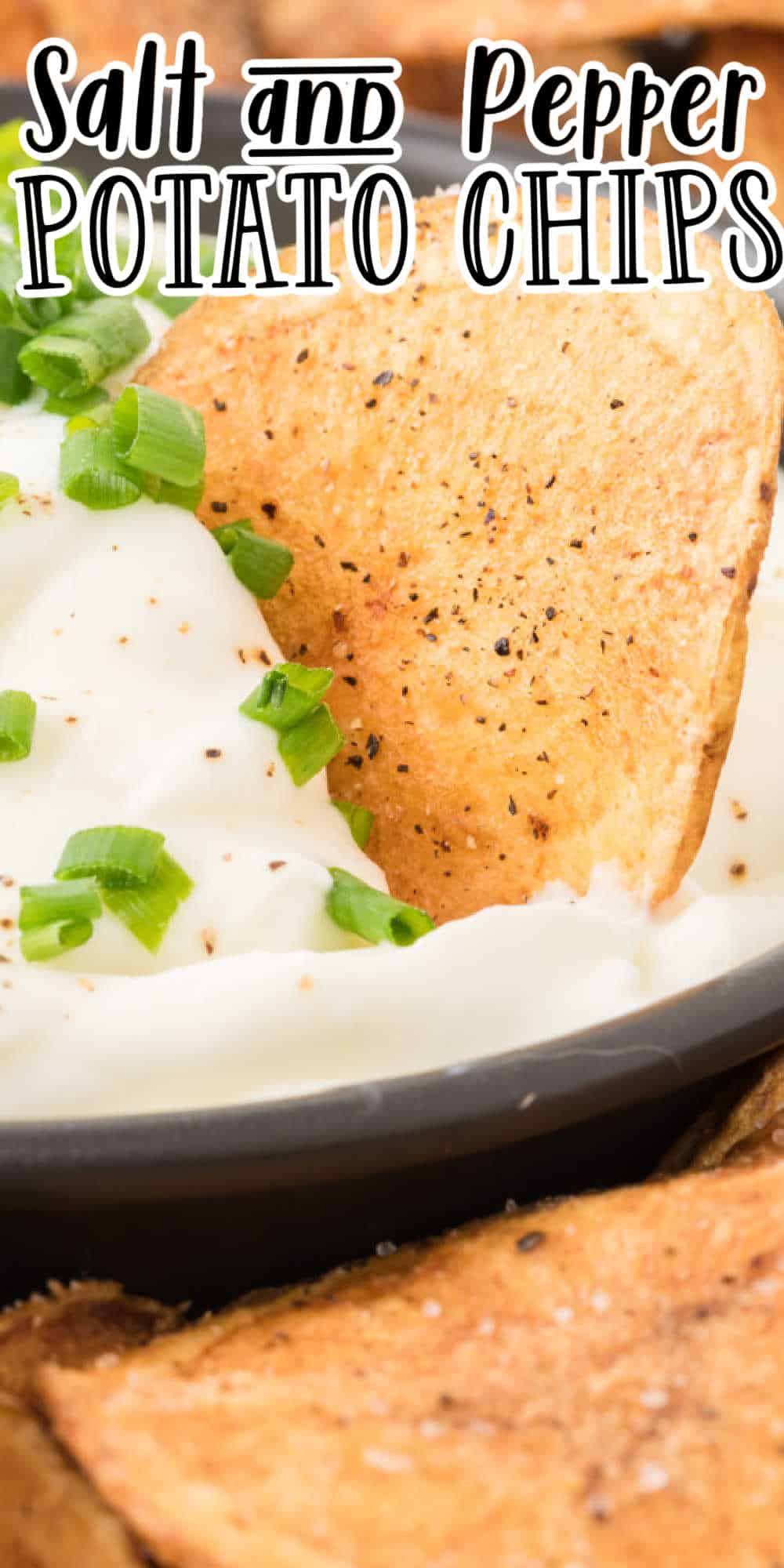 Black Pepper and Sea Salt Potato Chips • MidgetMomma