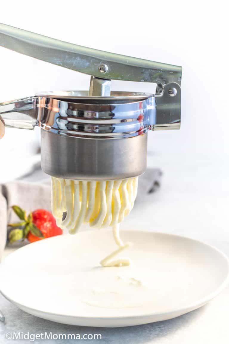 Spaghetti Ice Cream With Homemade Strawberry Sauce (Spaghettieis)