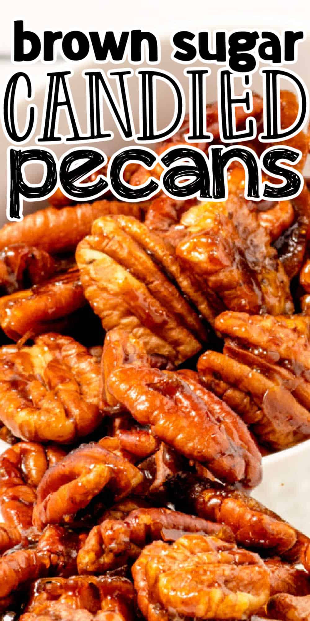 Brown Sugar Candied Pecans • MidgetMomma