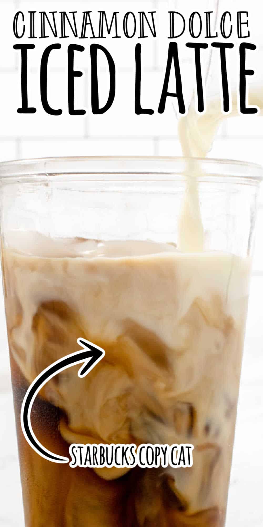 Cinnamon Dolce Latte Recipe (Iced and Hot Directions)
